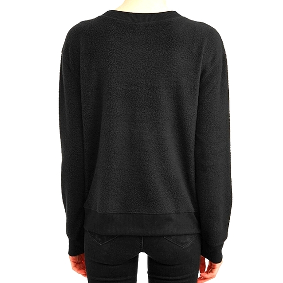 NWT NOBO No Boundaries Juniors Plush Sugar Skull Cozy Sweatshirt - Picture 2 of 8